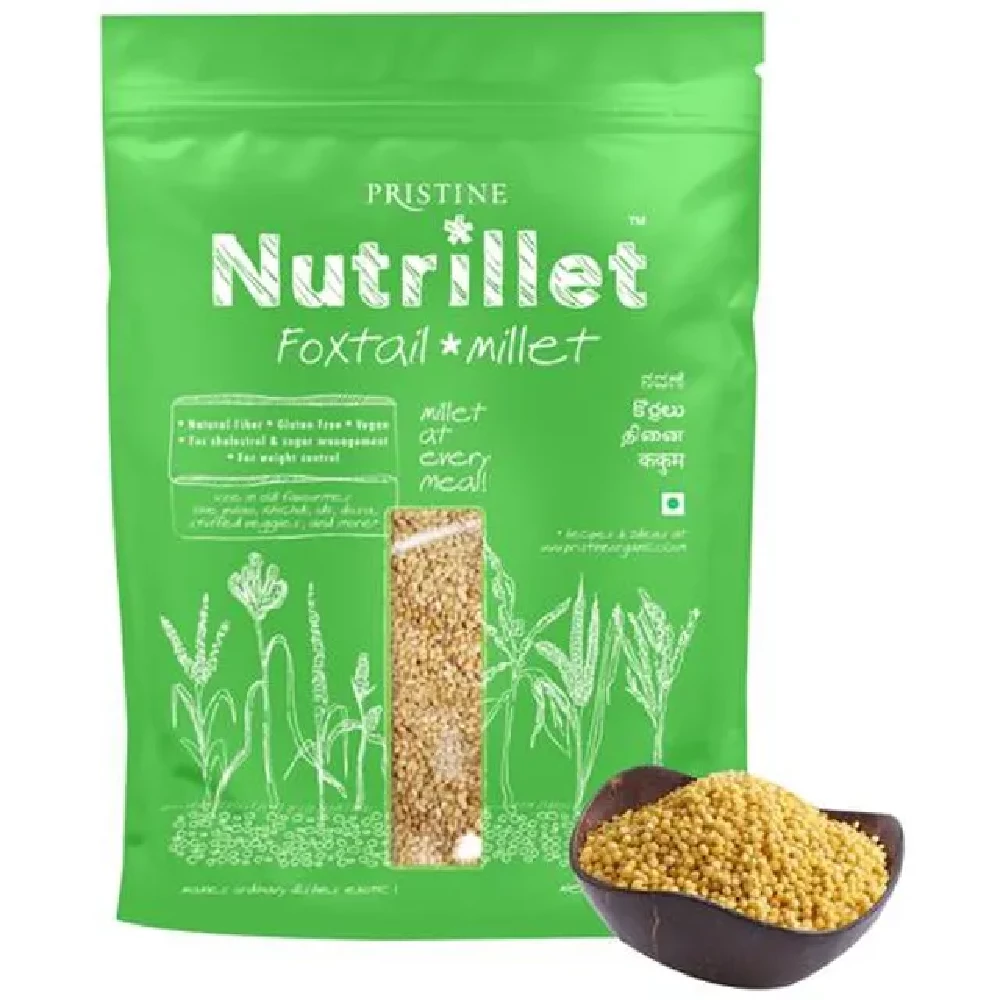 PRISTINE Nutrillet Foxtail Millet, 500 g Pouch-6.webp